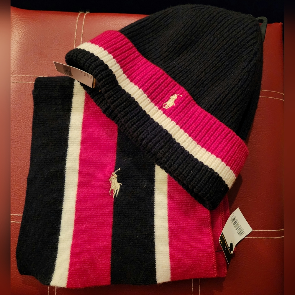 Polo Hat and Scarf set